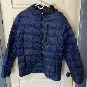 Hawke & Co Sport puffer jacket; size M; navy